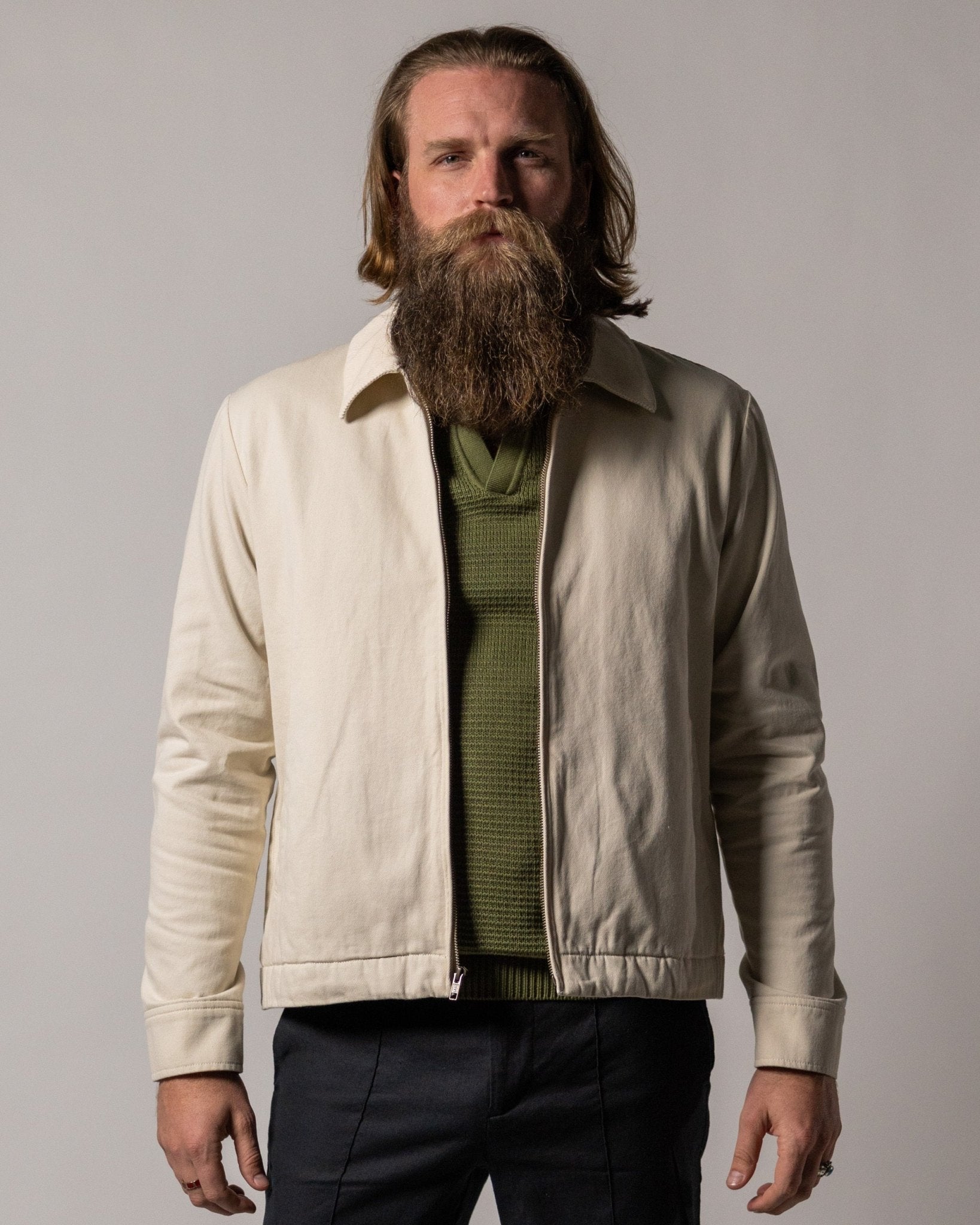 The Camino Canvas Jacket - Scallop - Dandy Del Mar