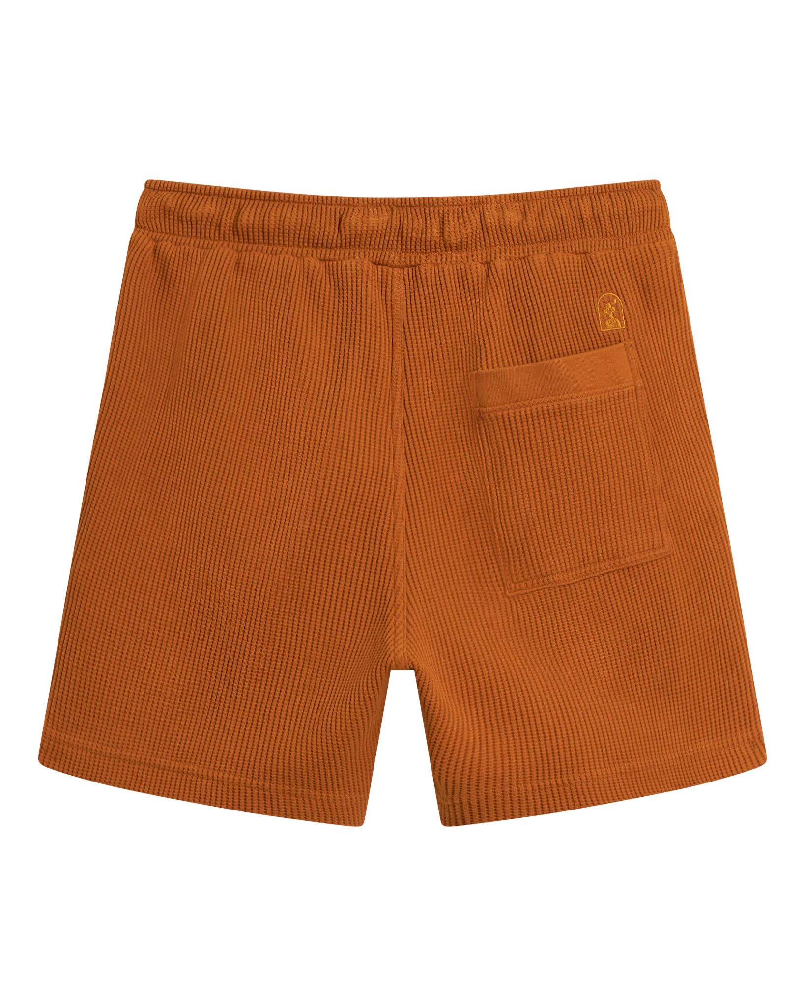 The Cannes Waffle Knit Shorts - Burnt Sienna - Dandy Del Mar