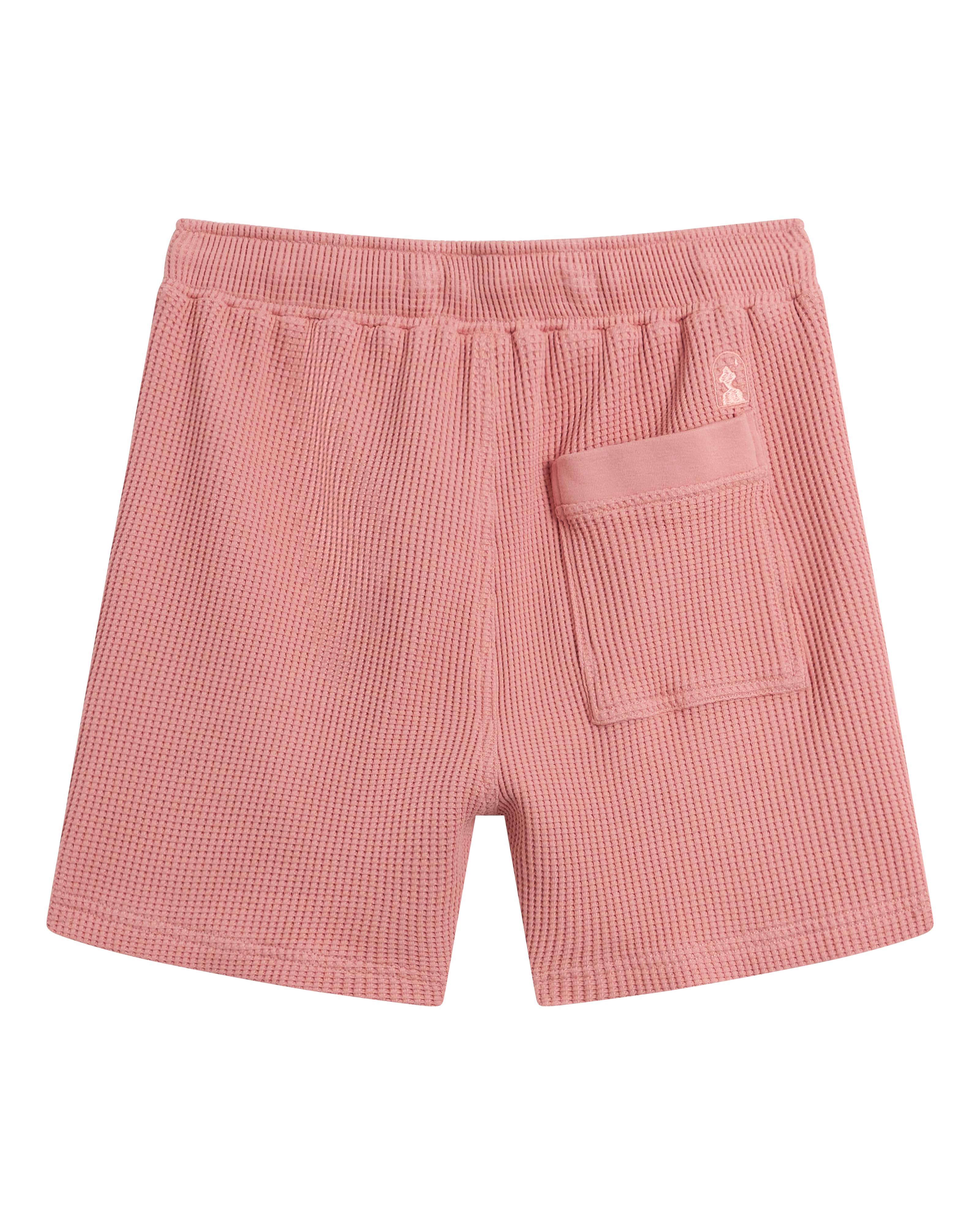 The Cannes Waffle Knit Shorts - Spanish Rose