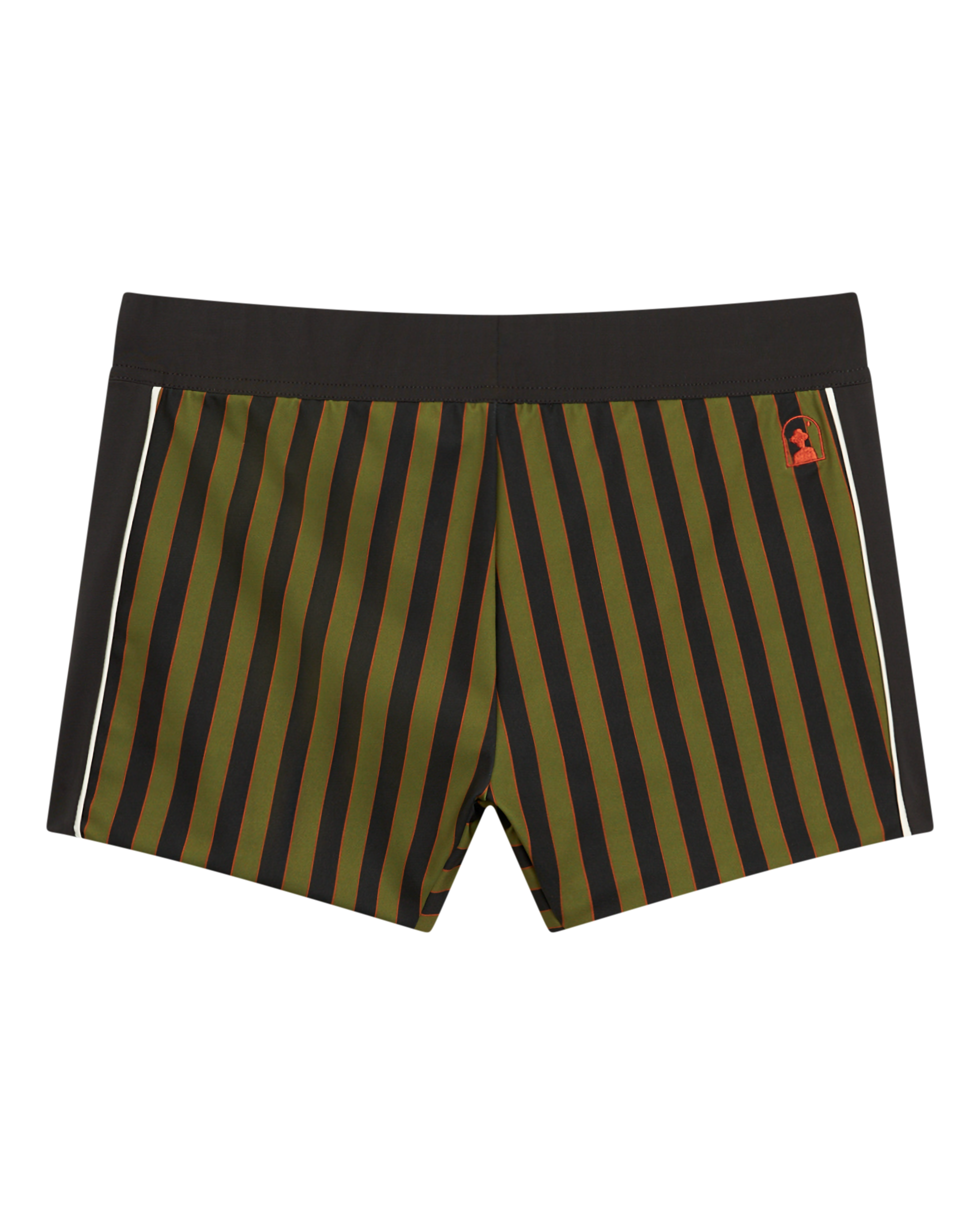 The Cassis Square Cut Swim Brief - Arbequina