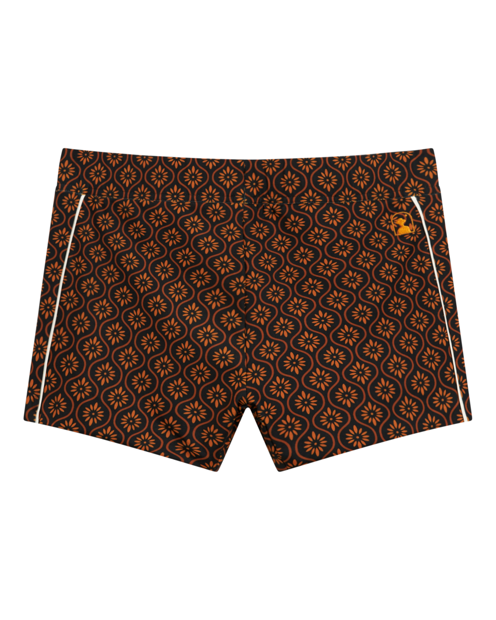 The Cassis Square Cut Swim Brief - Cacao - Dandy Del Mar