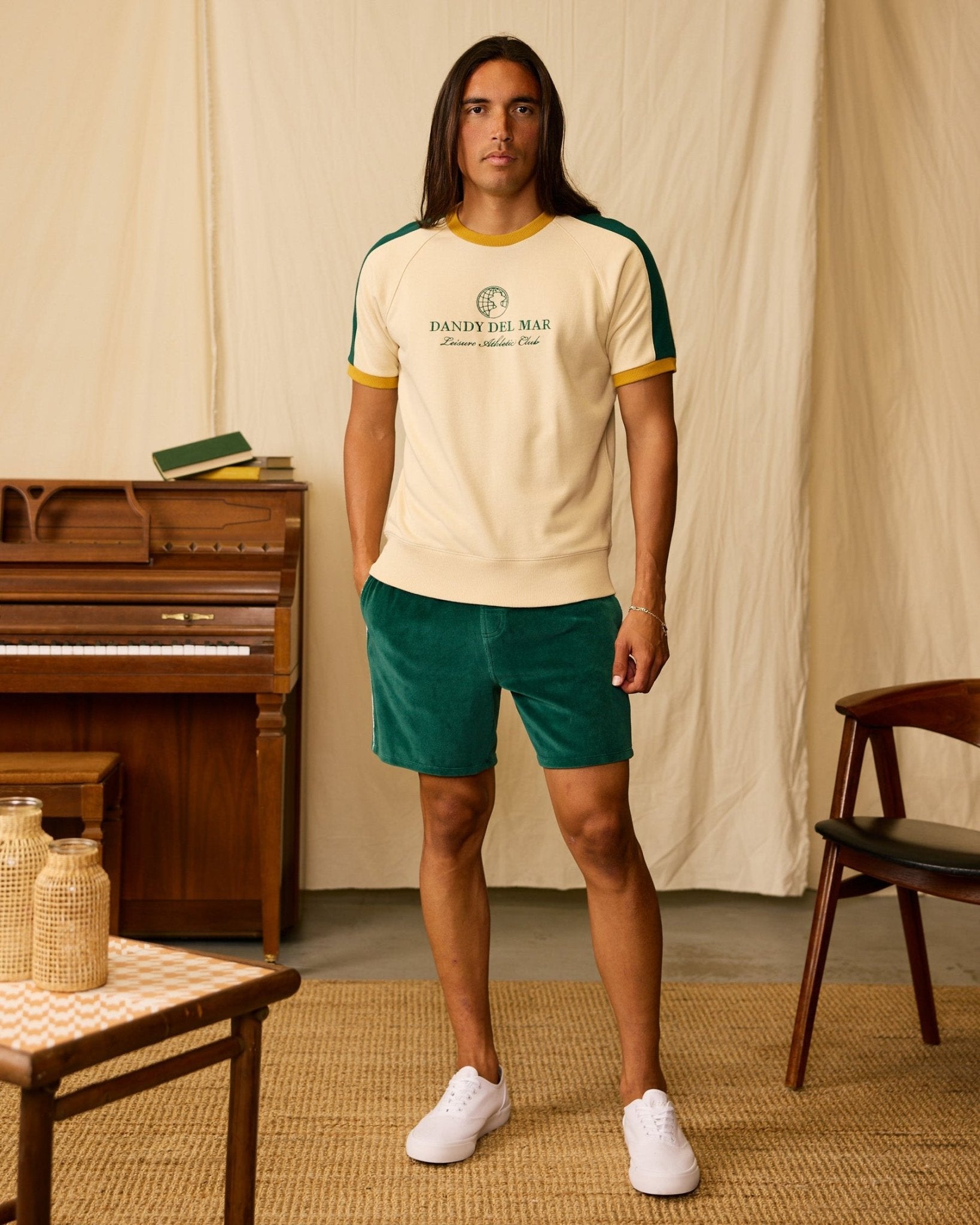 The Marseille French Terry Pullover - Sabbia - Dandy Del Mar