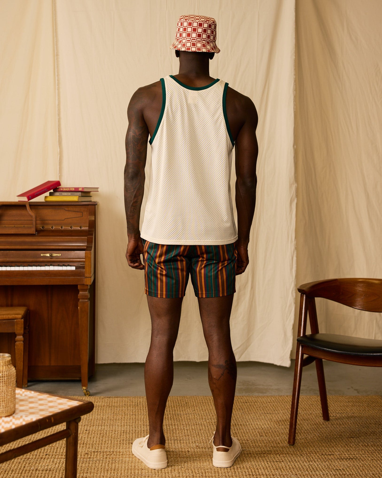 The Kaena Mesh Tank - Sabbia - Dandy Del Mar