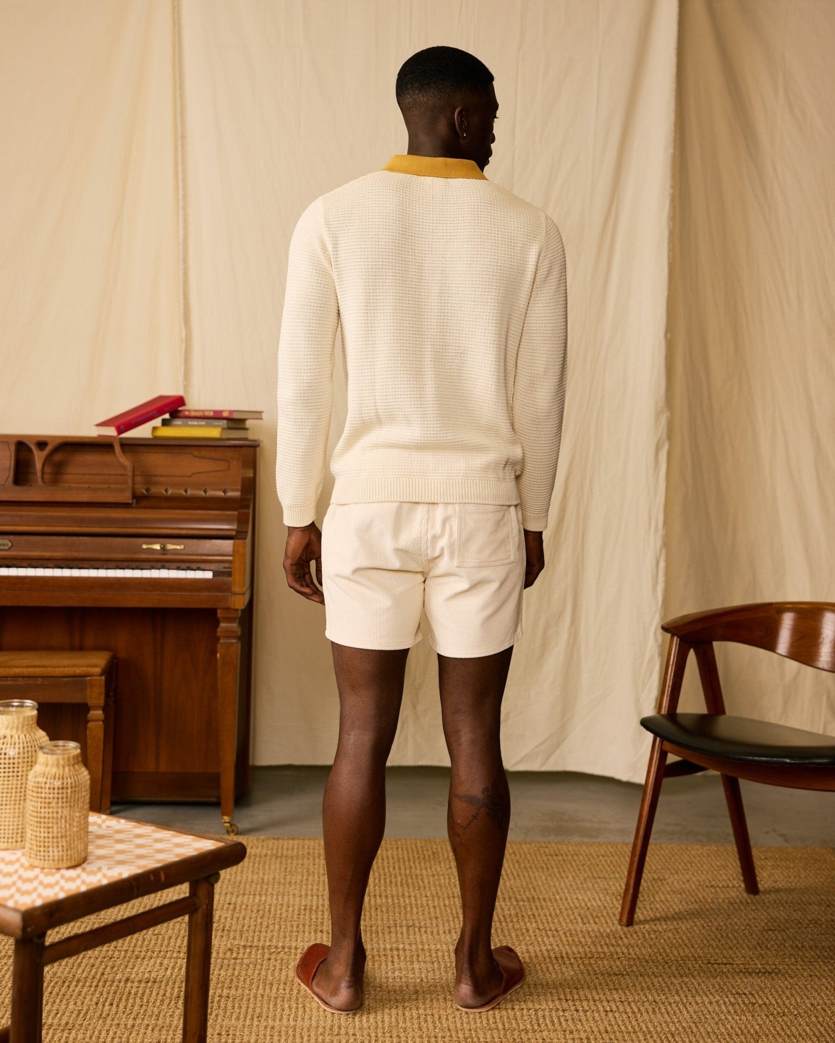 The Corsica Corduroy Short - Scallop - Dandy Del Mar