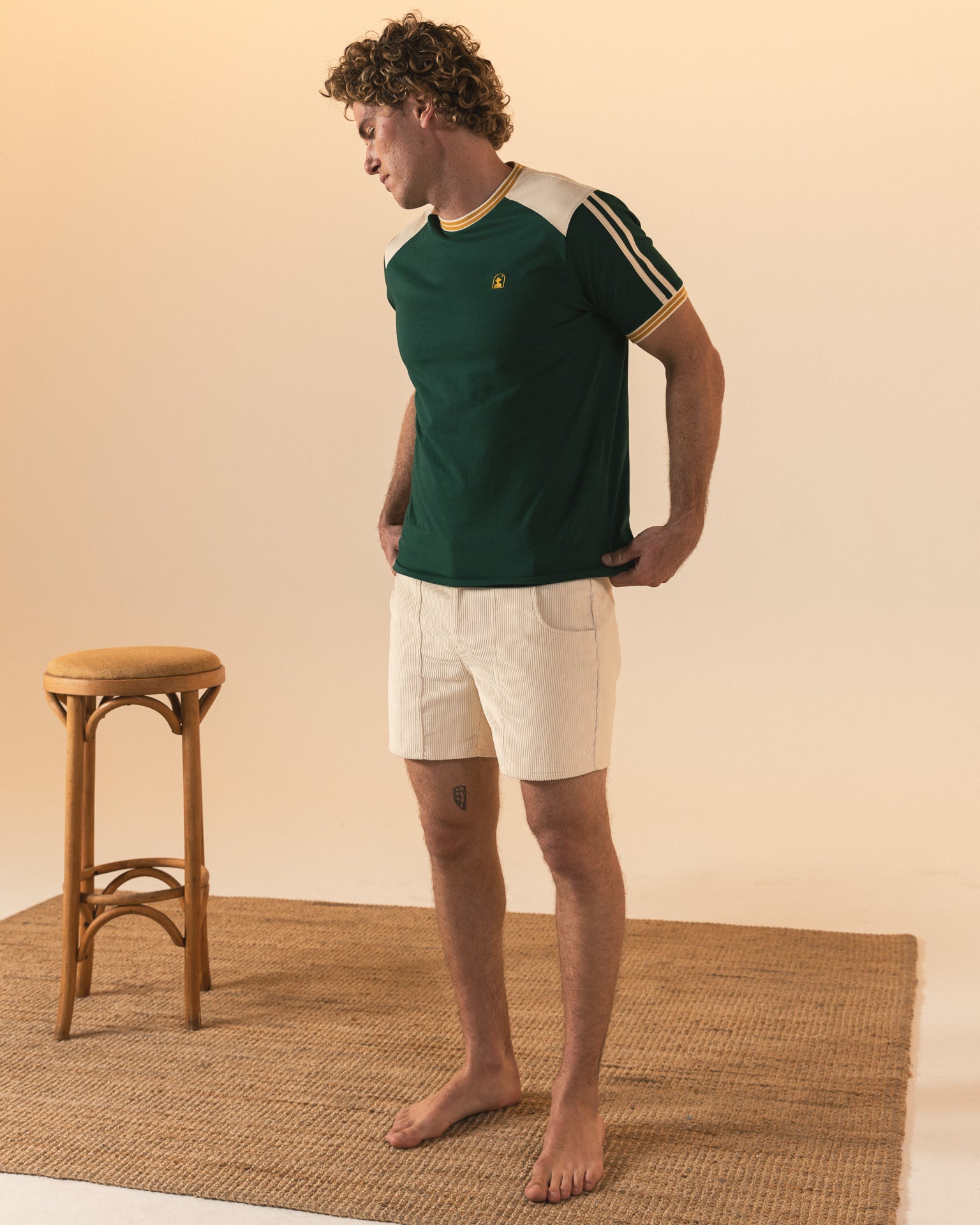 The Corsica Corduroy Short - Scallop - Dandy Del Mar