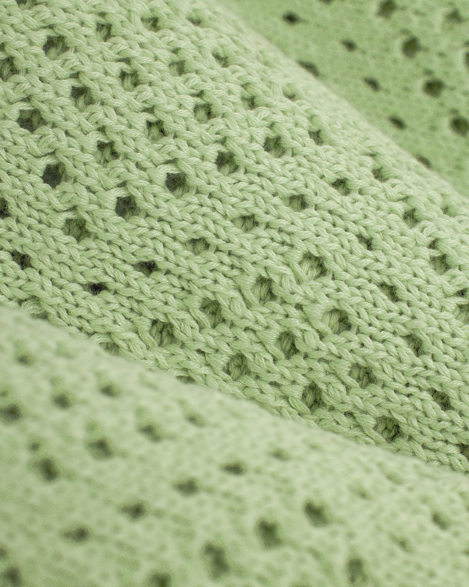 The Antibes Crochet Shirt - Pistachio - Dandy Del Mar