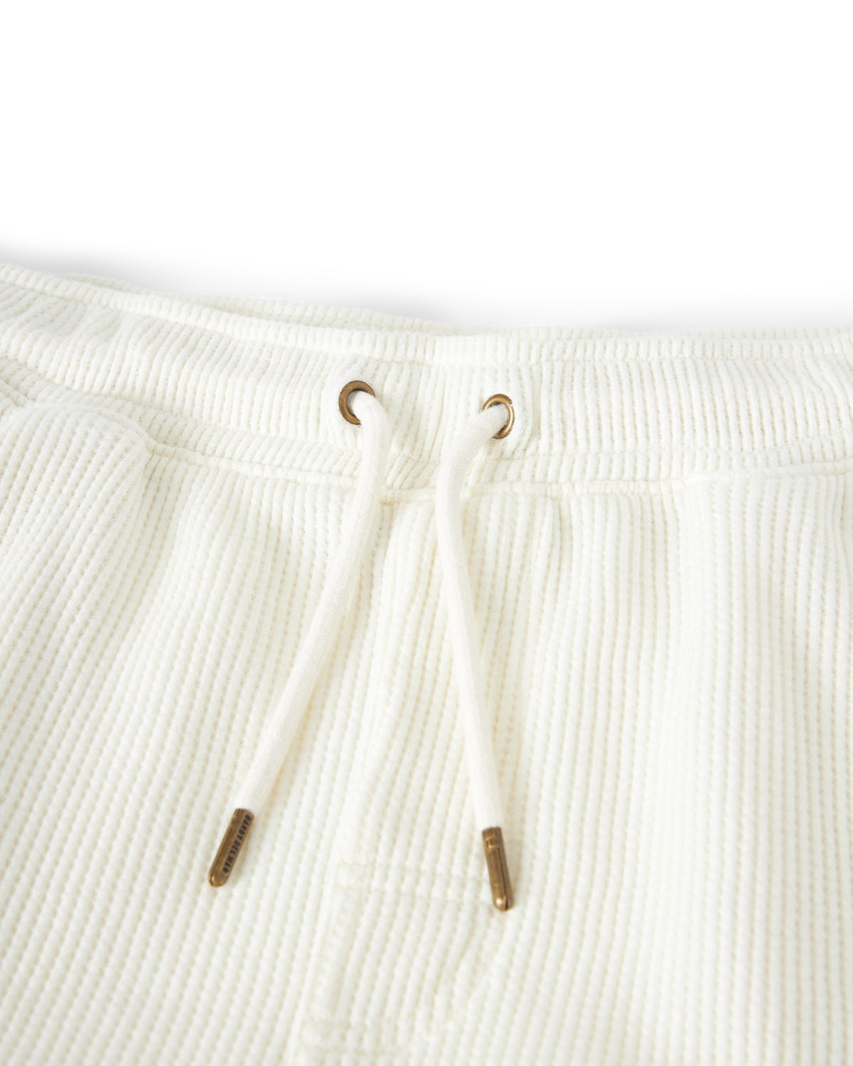 The Cannes Waffle Knit Shorts - Vintage Ivory - Dandy Del Mar