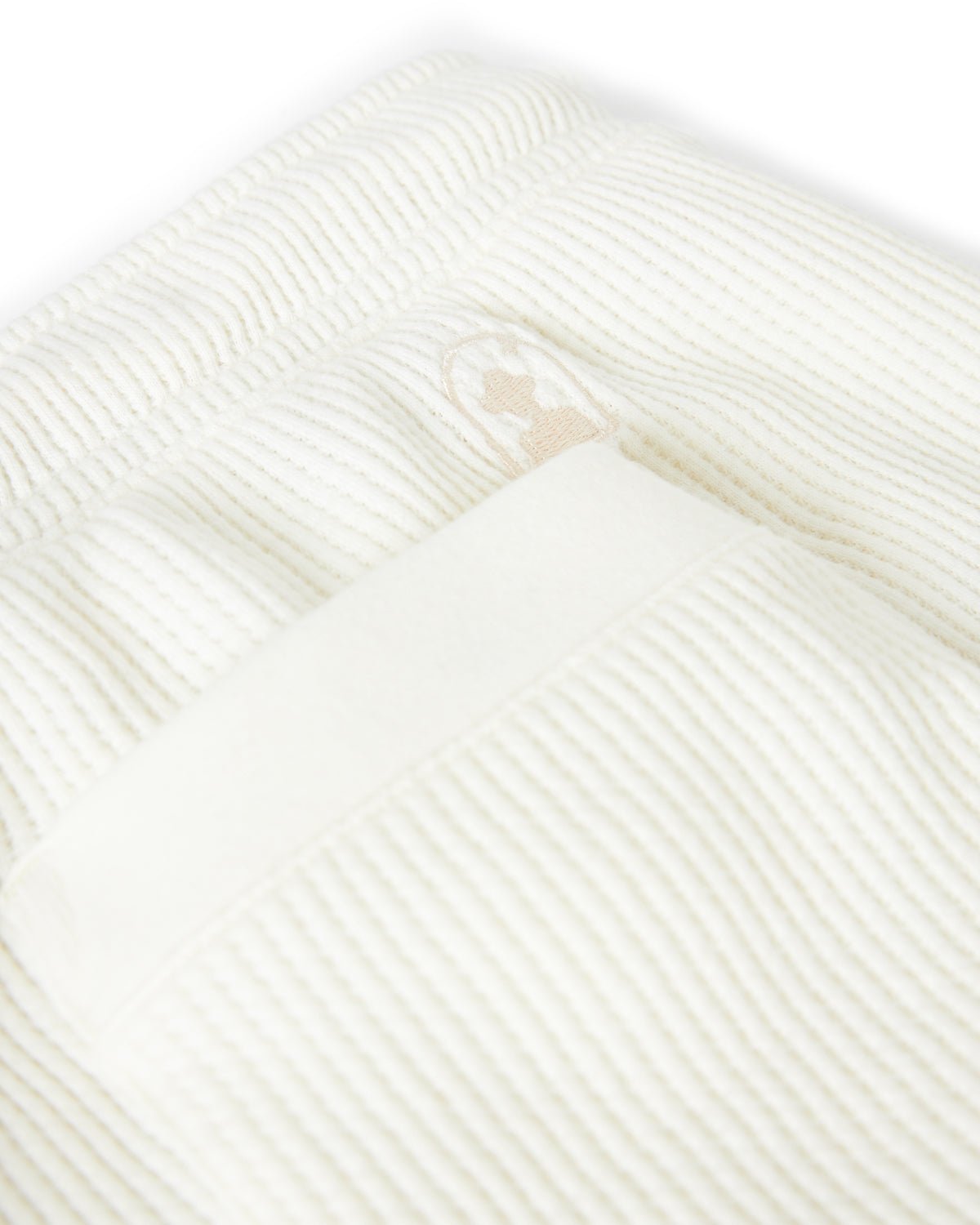 The Cannes Waffle Knit Shorts - Vintage Ivory - Dandy Del Mar