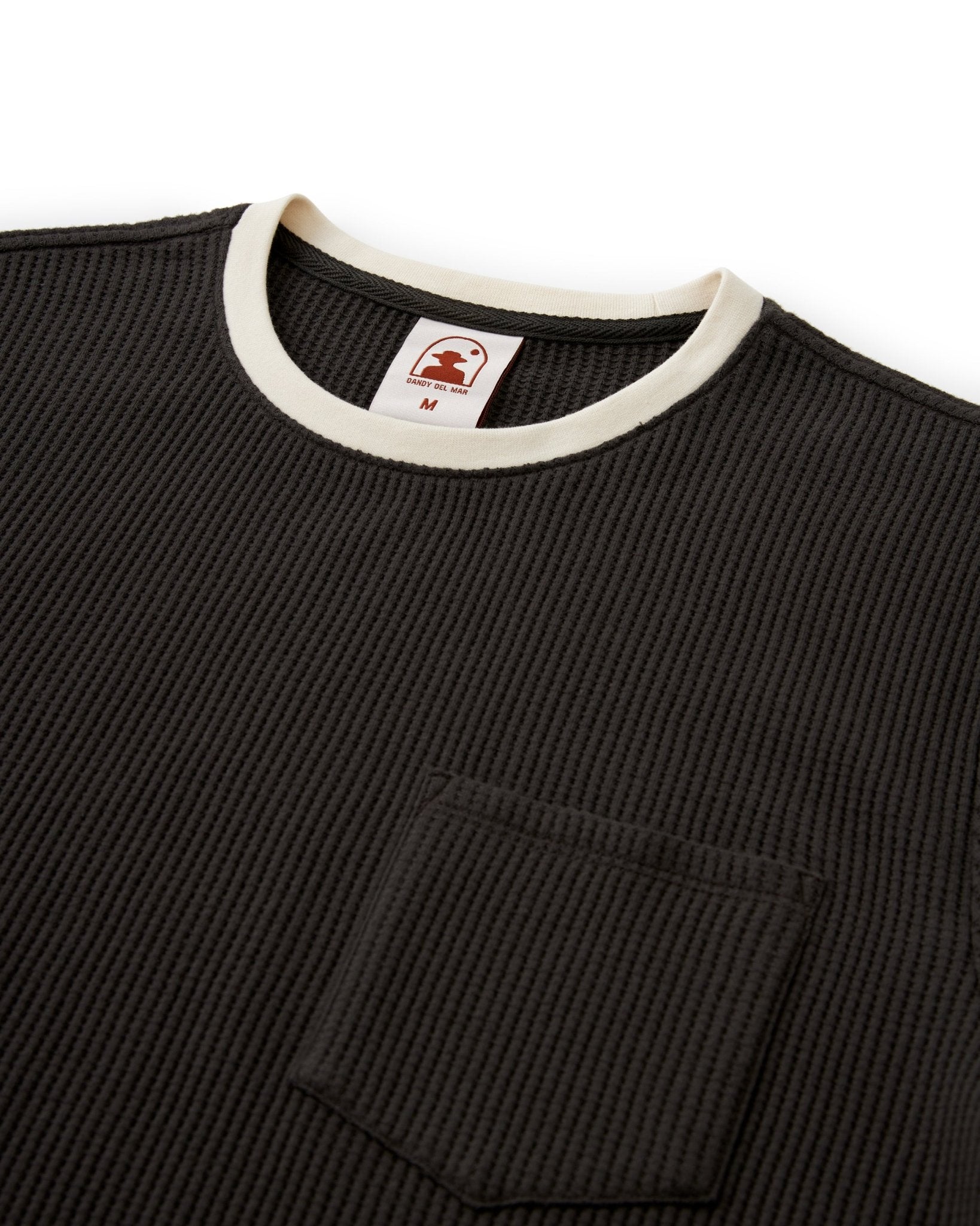 The Cannes Waffle Knit Tee - Albatross - Dandy Del Mar