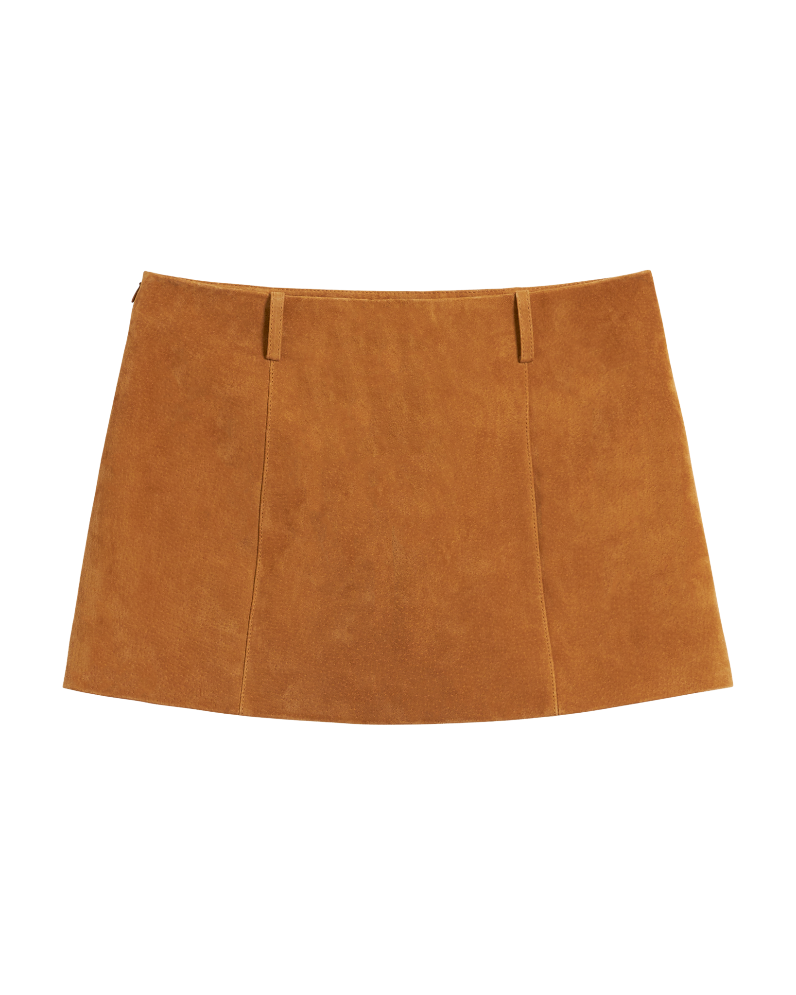 The Sicily Leather Skirt - Sable - Dandy Del Mar