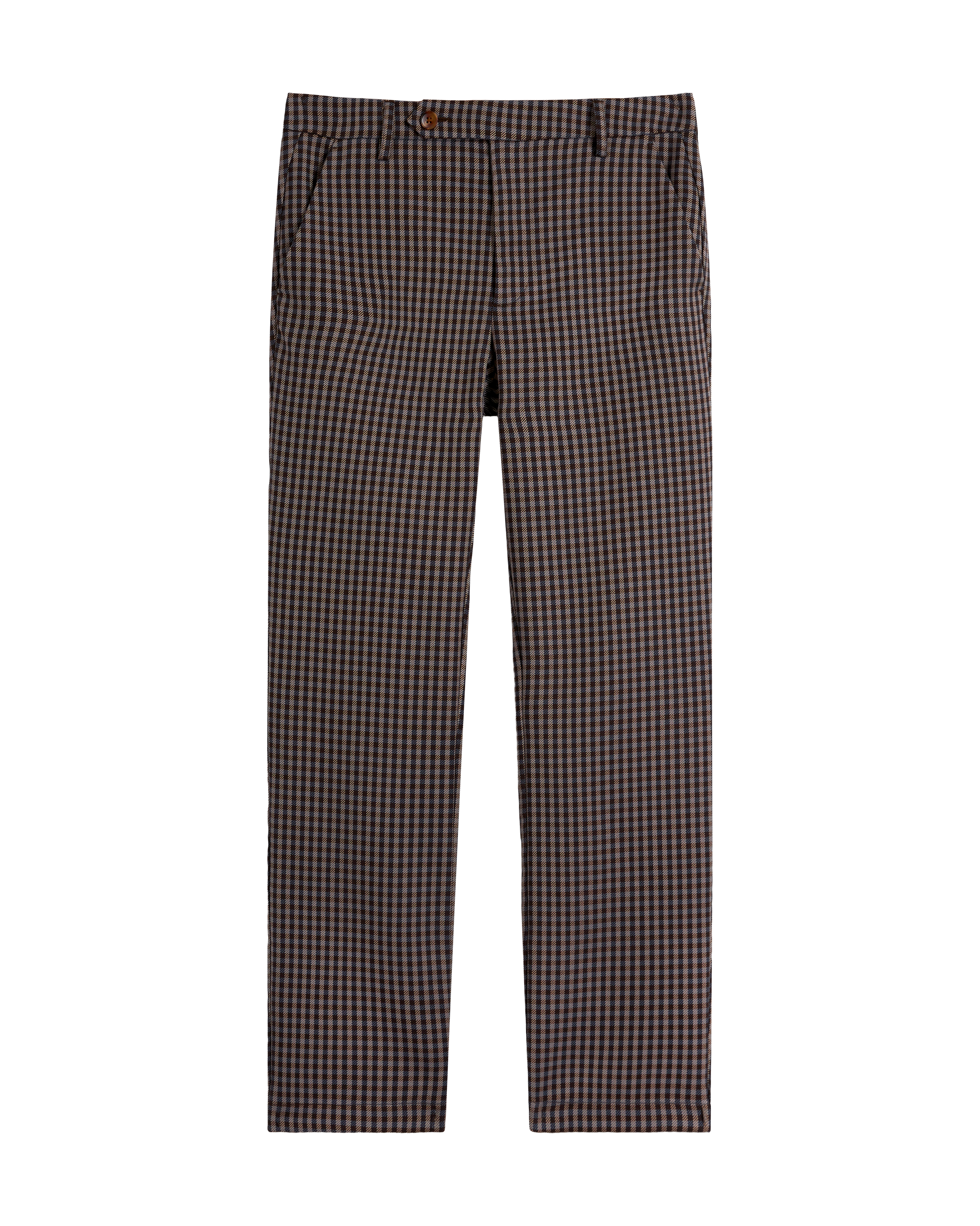 The Tresco Trouser - Tierra Houndstooth