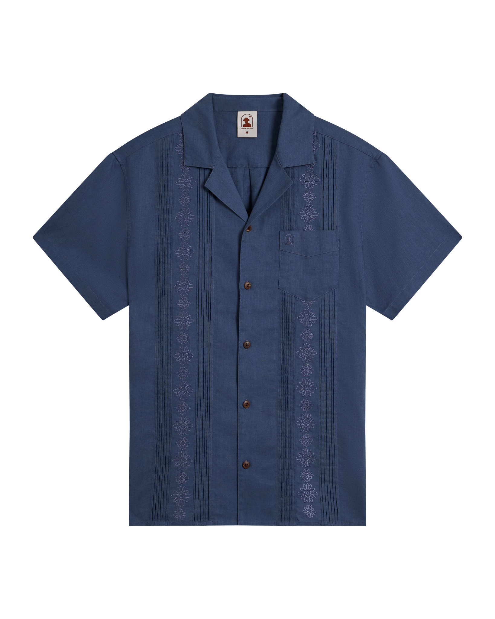 The Brisa Linen Shirt - Moontide - Dandy Del Mar