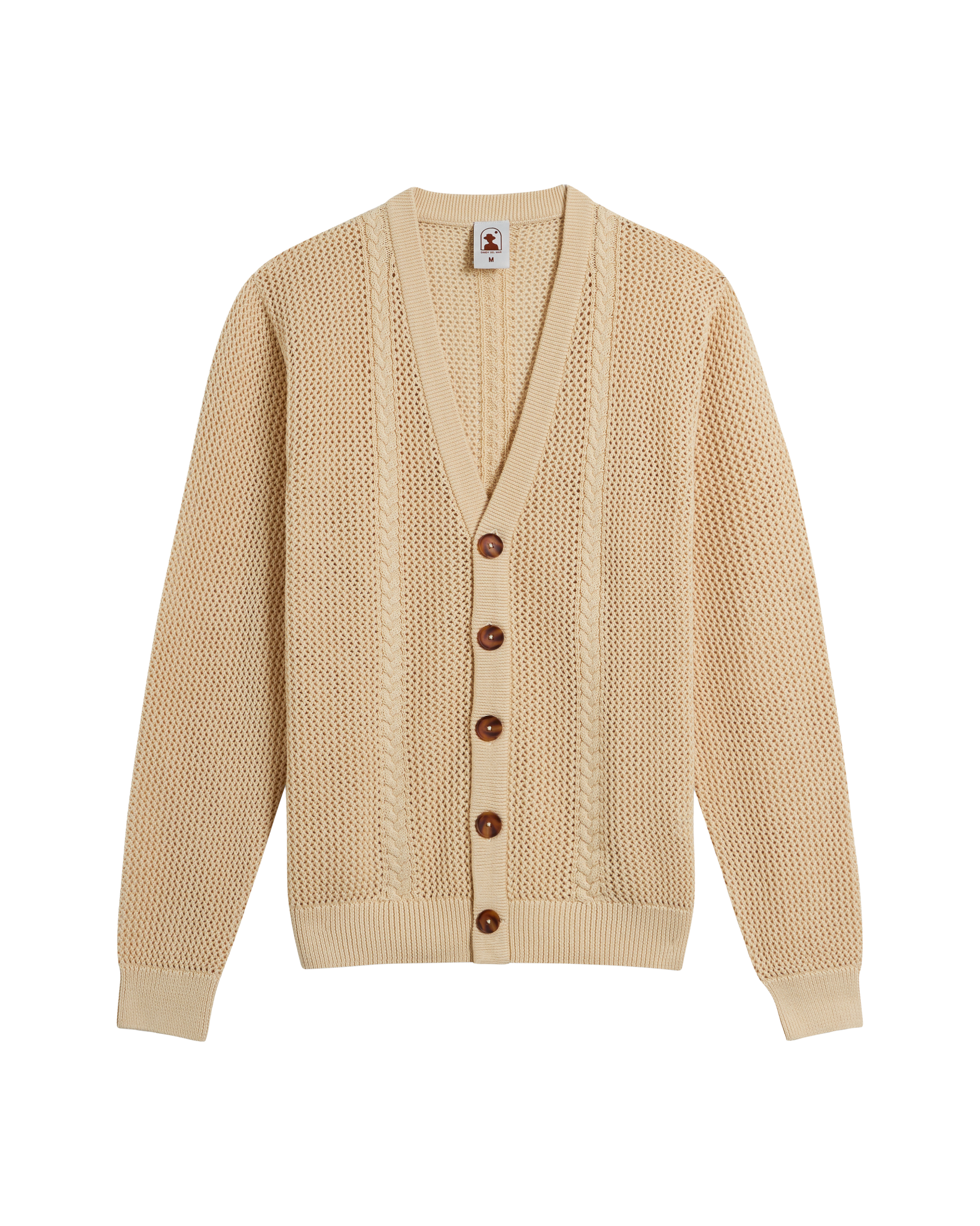 The Crete Crochet Cardigan - Sabbia - Dandy Del Mar