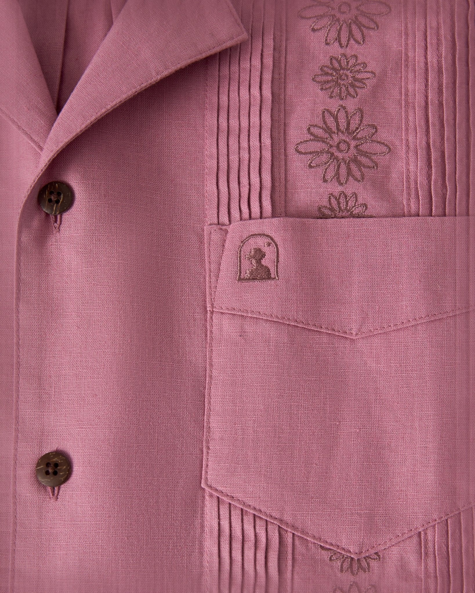 The Brisa Linen Shirt - Dawn - Dandy Del Mar