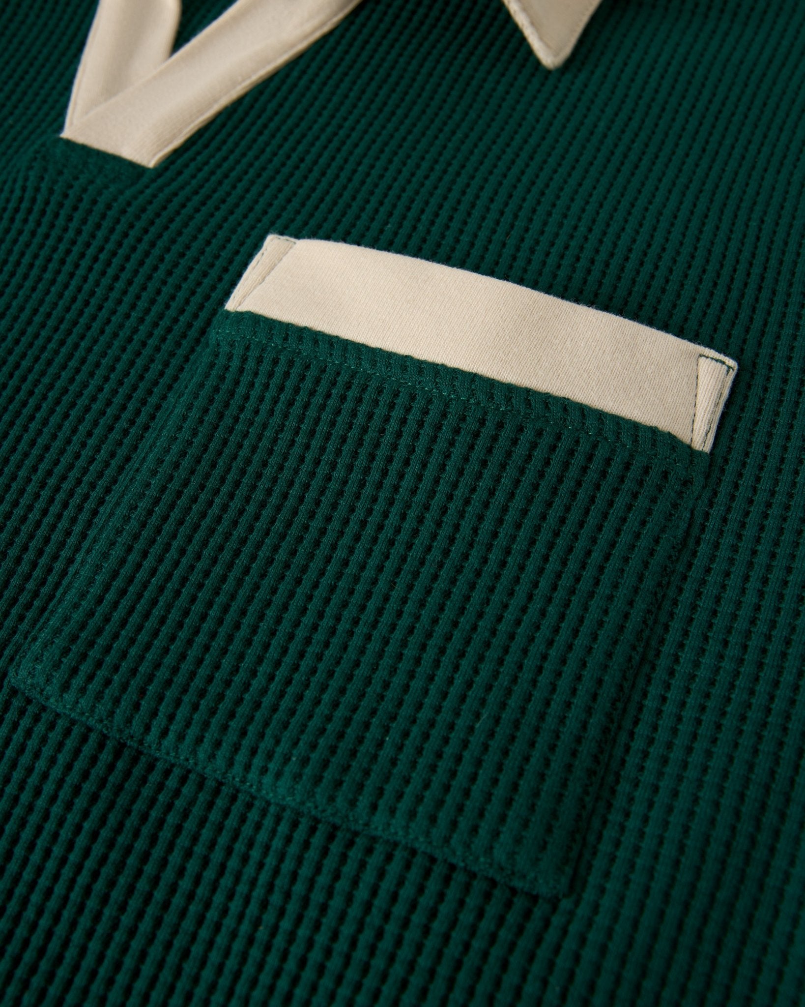 The Cannes Waffle Knit Shirt - Albero - Dandy Del Mar