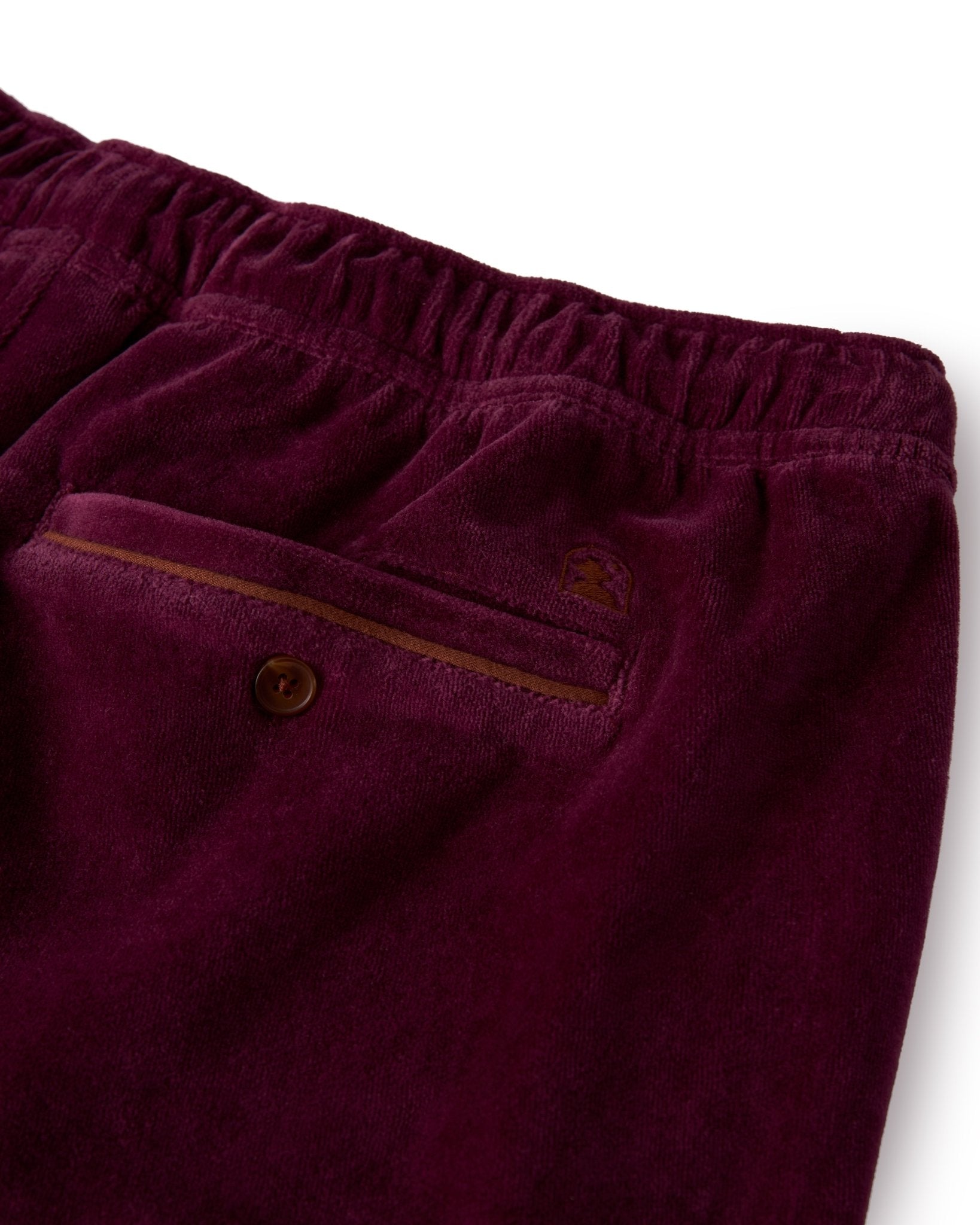The Rio Velour Short - Bordeaux - Dandy Del Mar