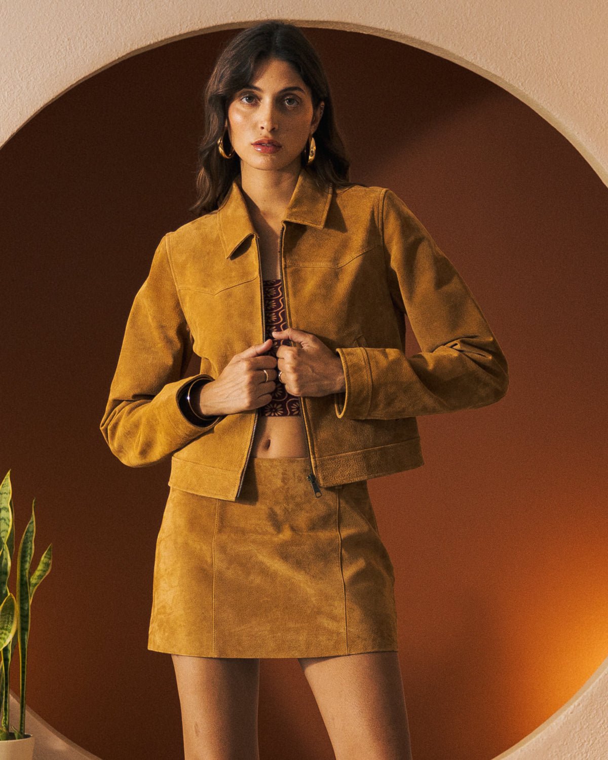 The Sicily Leather Jacket - Sable - Dandy Del Mar