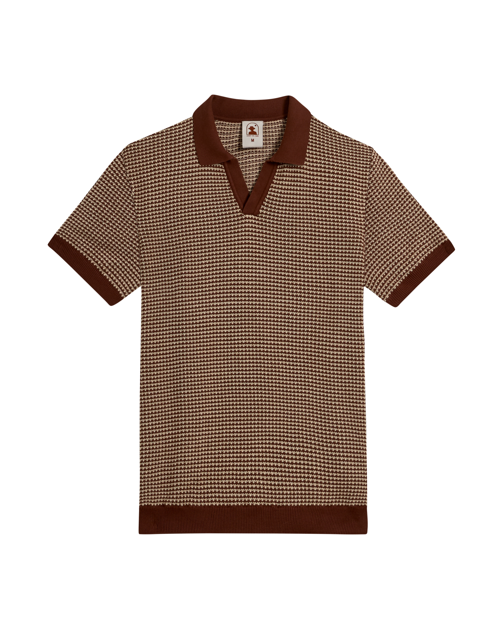 The Palamos Knit Polo Shirt - Cappuccino - Dandy Del Mar