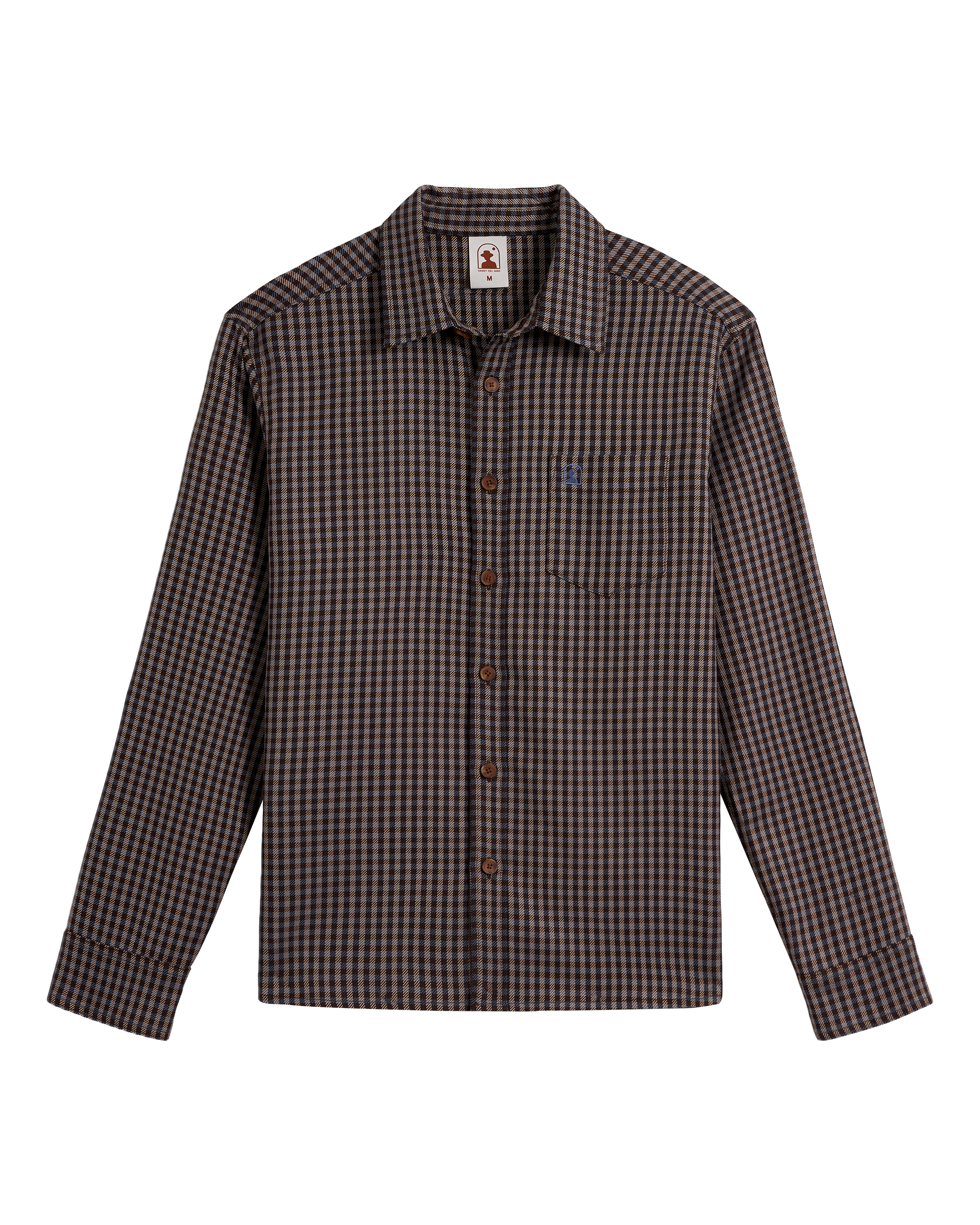 The Tresco Shirt - Tierra Houndstooth