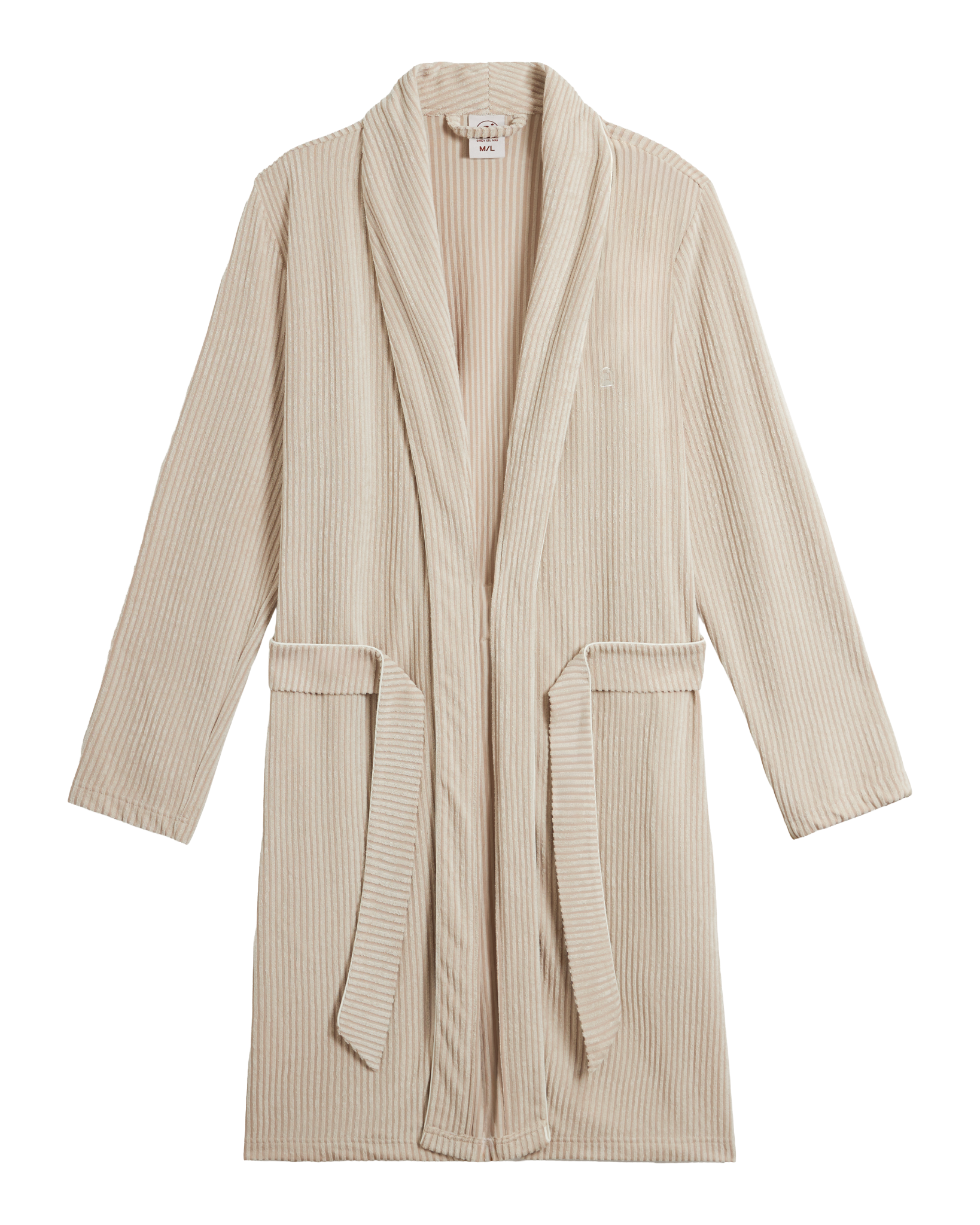 The Tropez Jacquard Robe - Scallop Stripe - Dandy Del Mar