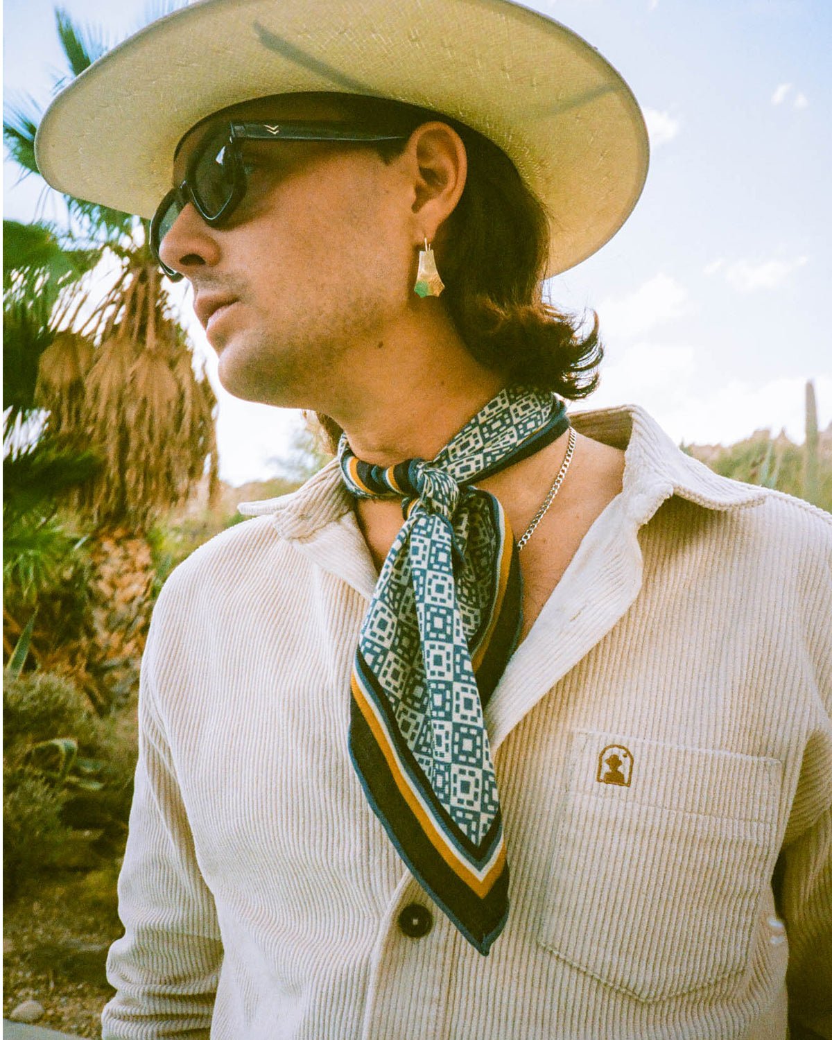 The Corsica Corduroy Shirt - Alabaster White - Dandy Del Mar