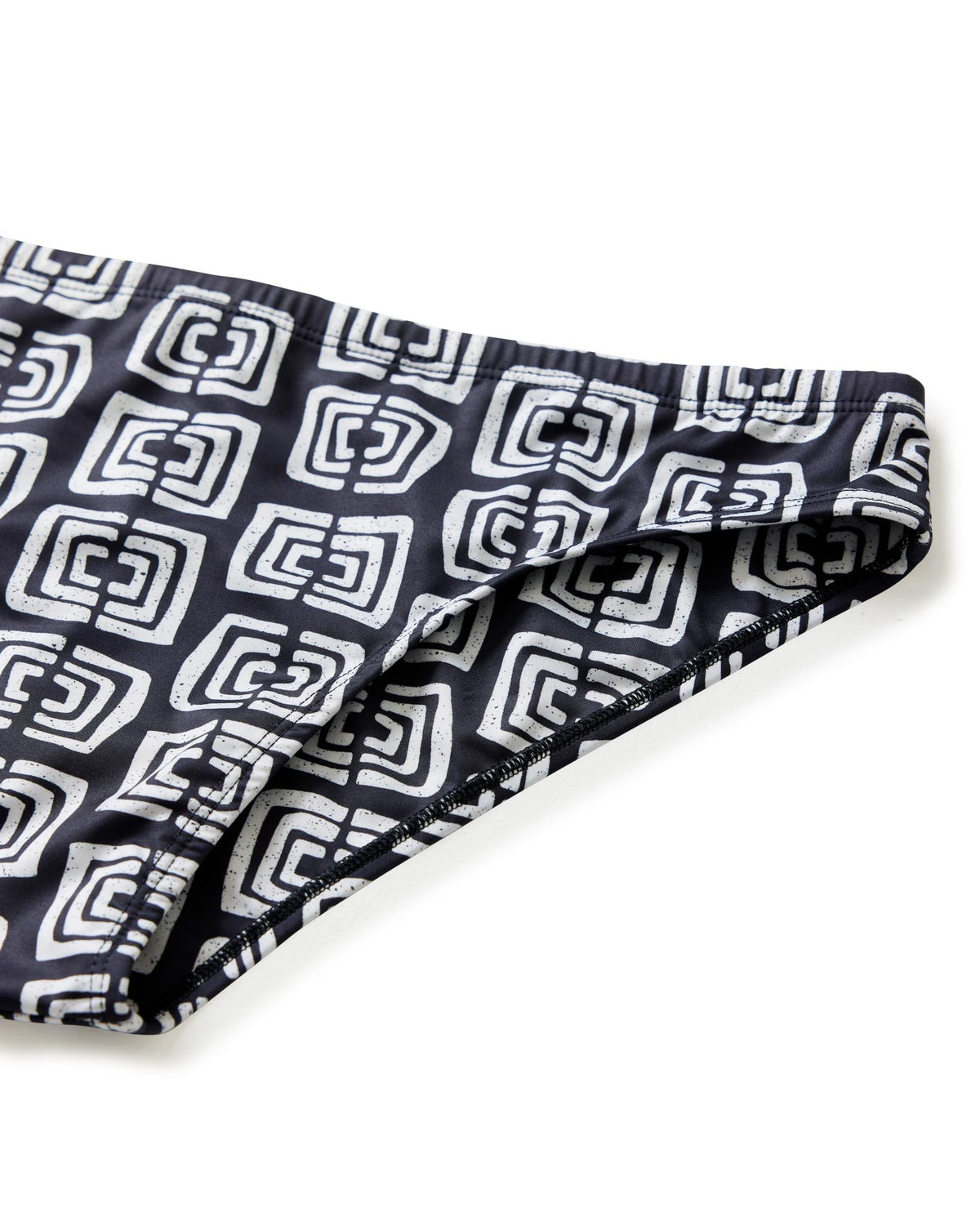 The Belize Swim Briefs - Onyx Rapa Print - Dandy Del Mar