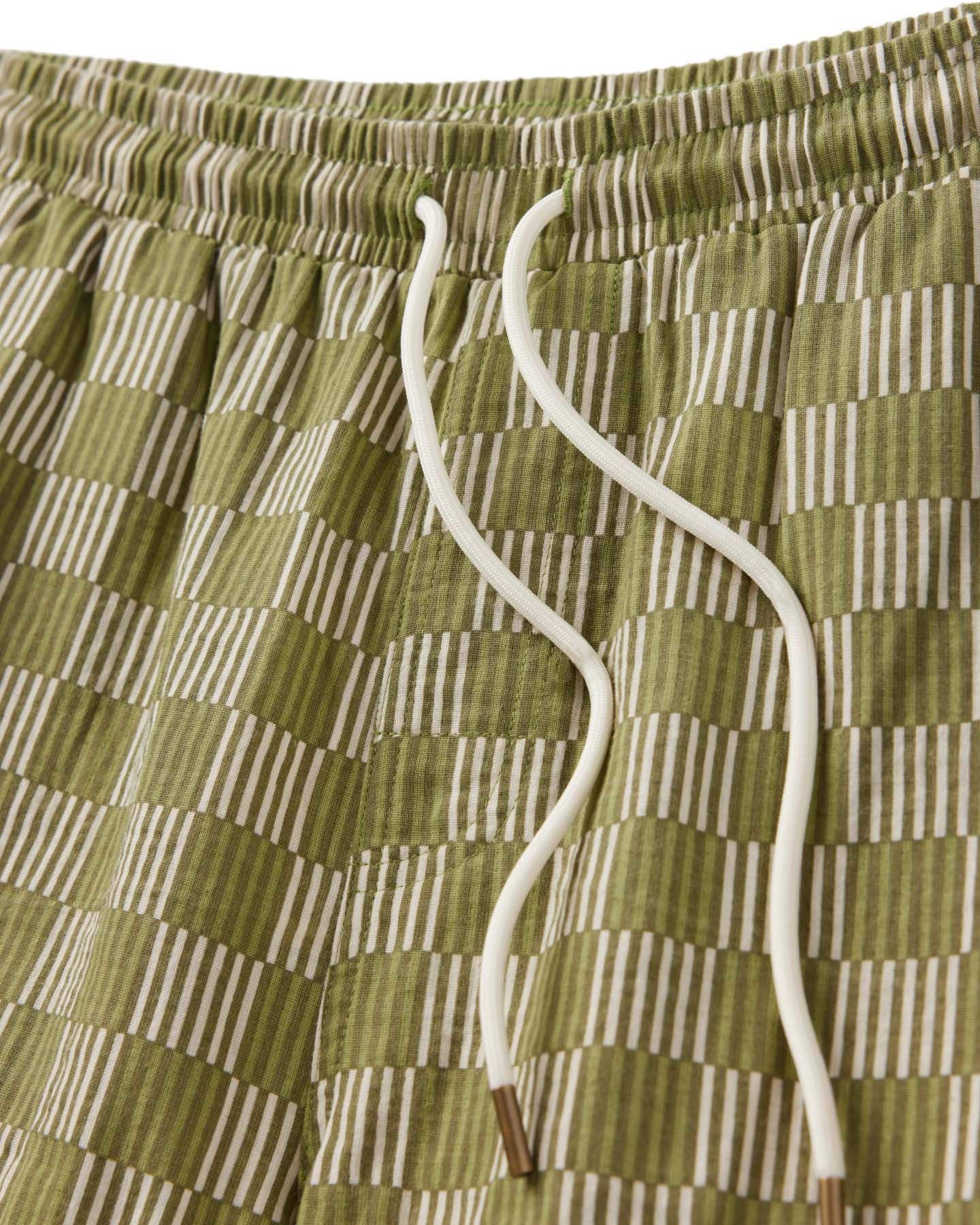 The Grenadine Crinkle Gauze Shorts - Berdea Palermo Print - Dandy Del Mar