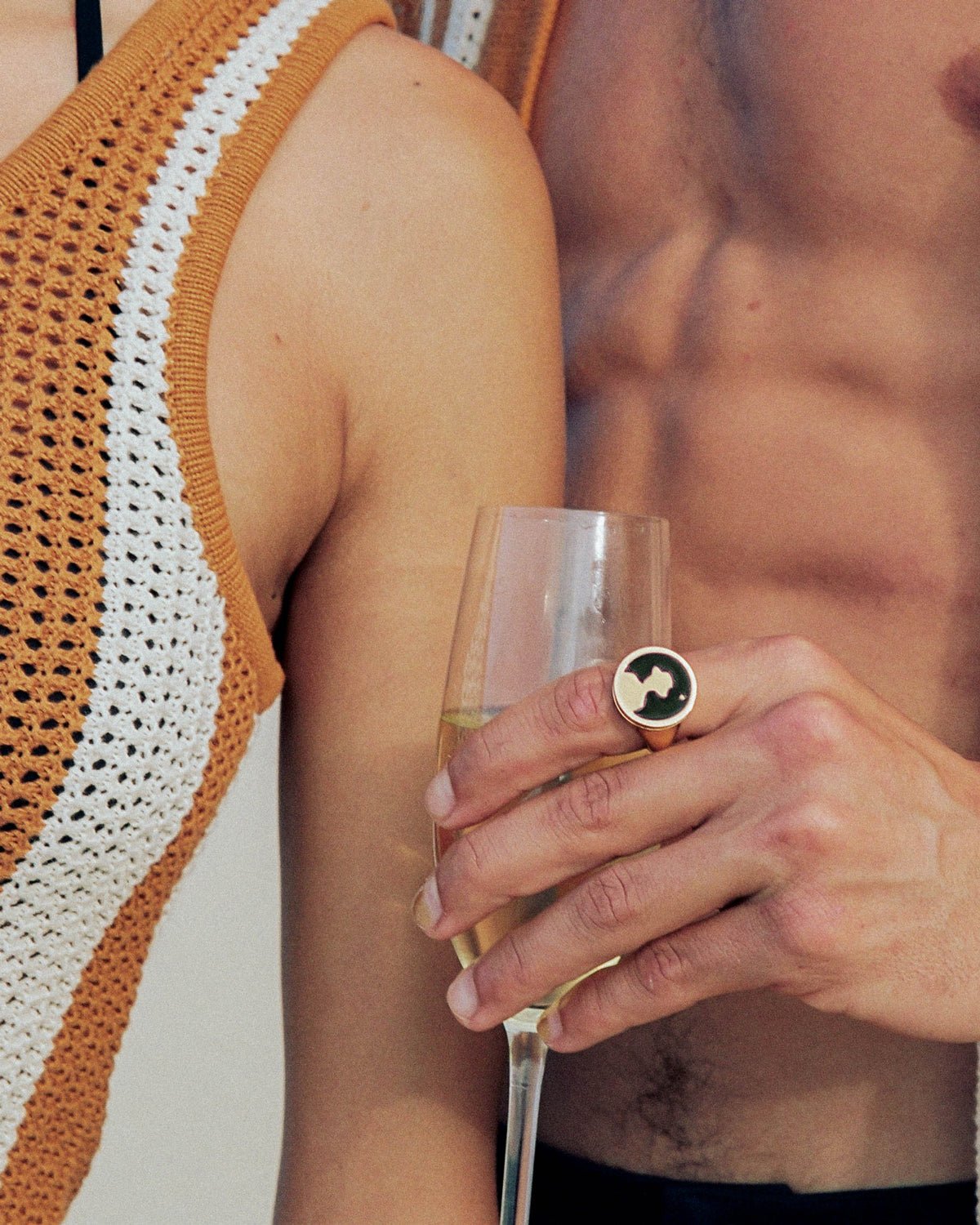 The Dandy Gold Signet Ring - Dandy Del Mar