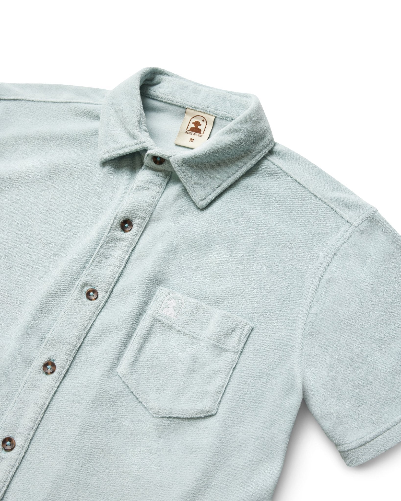 The Tropez Shirt - Gulf Blue - Dandy Del Mar