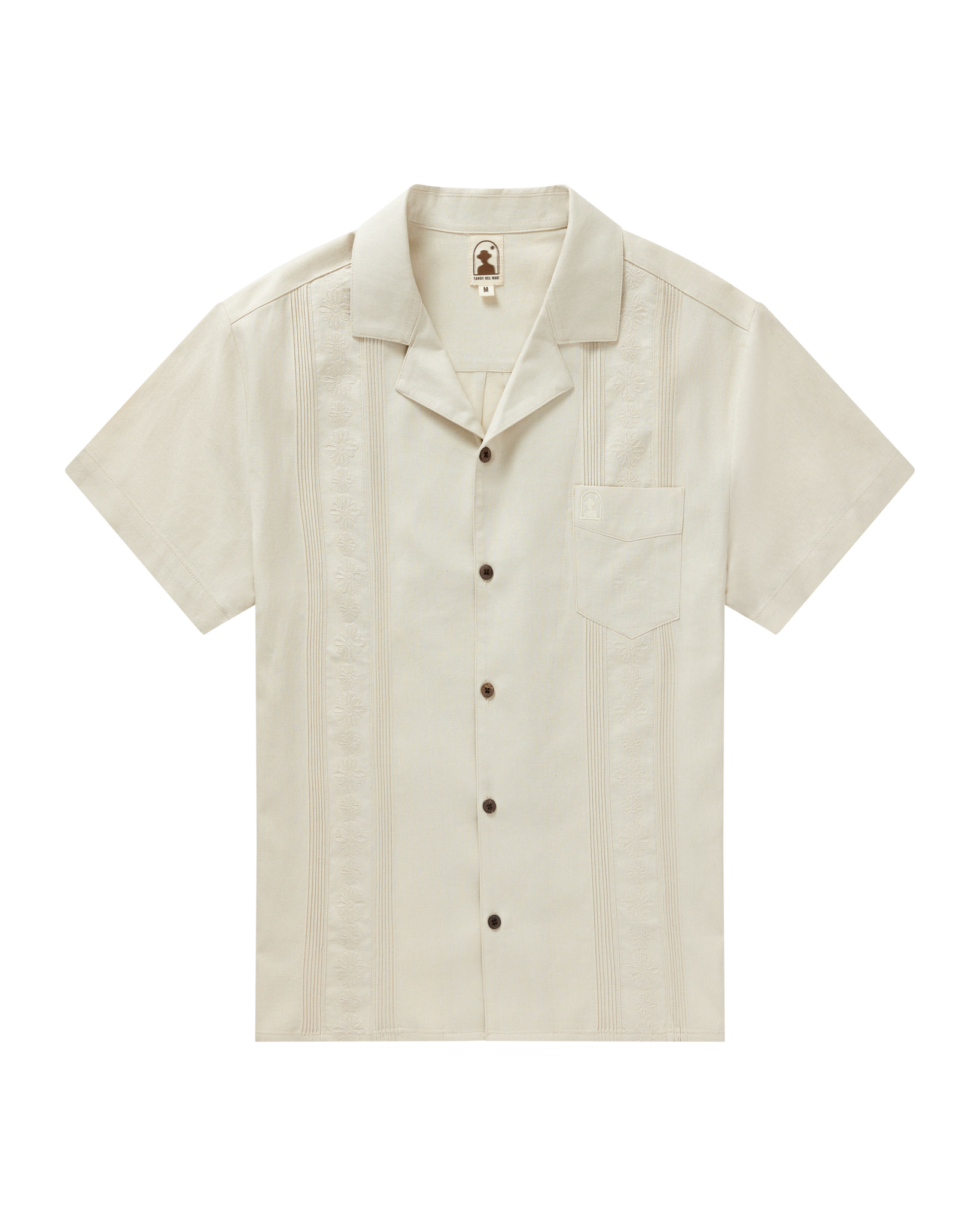 The Brisa Linen Shirt - Vintage Ivory - Dandy Del Mar