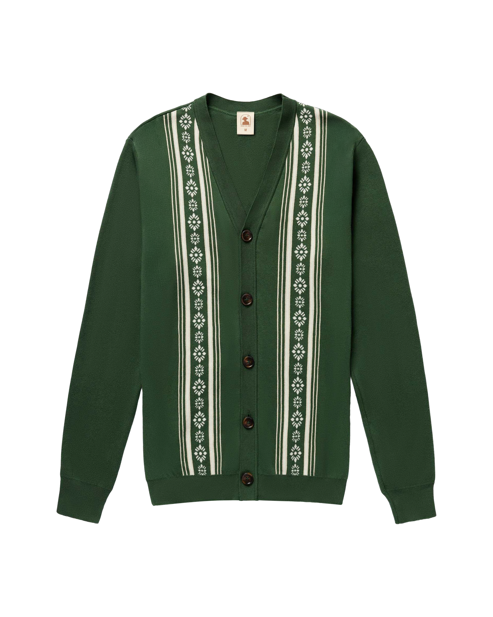 The Castello Cardigan - Palm Green - Dandy Del Mar