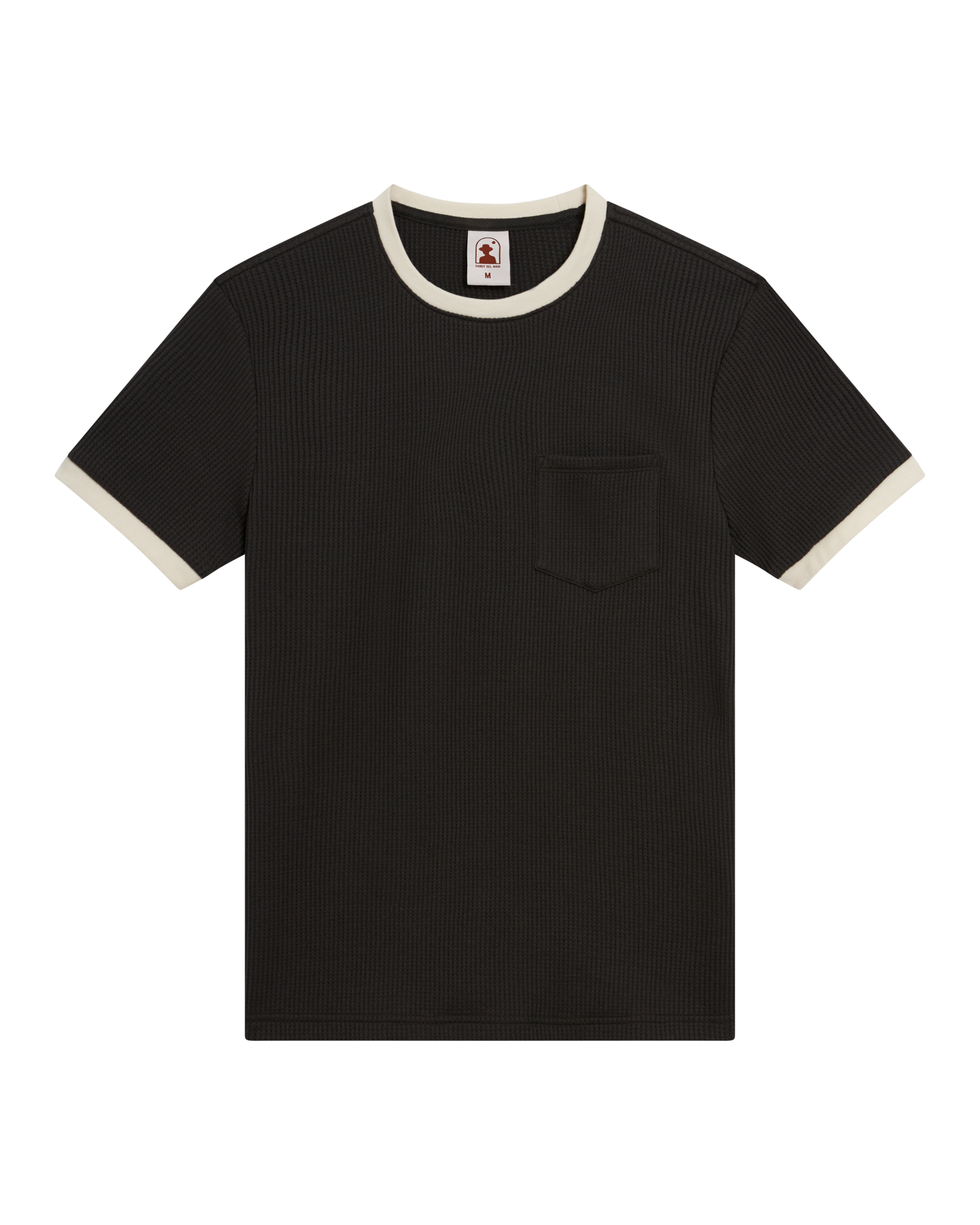 The Cannes Waffle Knit Tee - Albatross - Dandy Del Mar