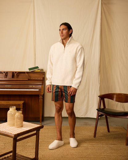 The Cusco Sherpa Pullover - Vintage Ivory - Dandy Del Mar