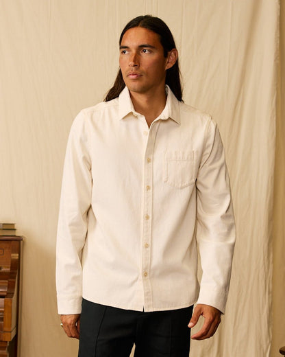 The Cartagena Denim Shirt - Scallop - Dandy Del Mar