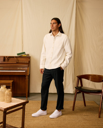 The Cartagena Denim Shirt - Scallop - Dandy Del Mar