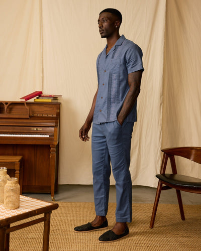 The Brisa Linen Pant - Moontide - Dandy Del Mar
