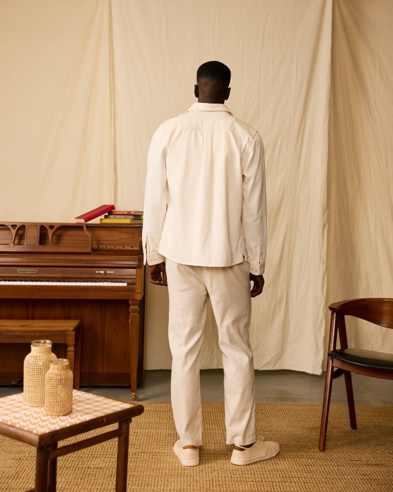 The Cartagena Denim Shirt - Scallop - Dandy Del Mar