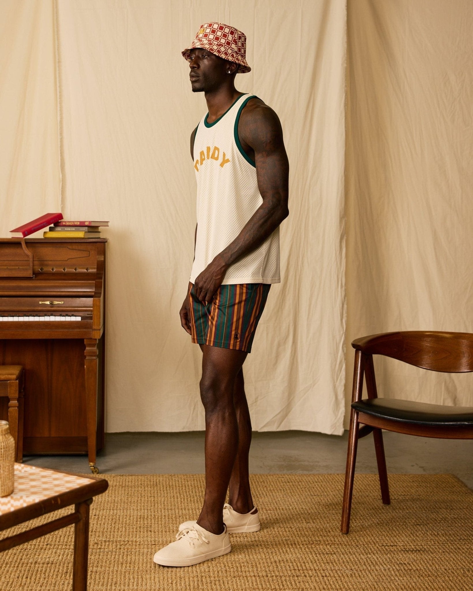 The Kaena Mesh Tank - Sabbia - Dandy Del Mar