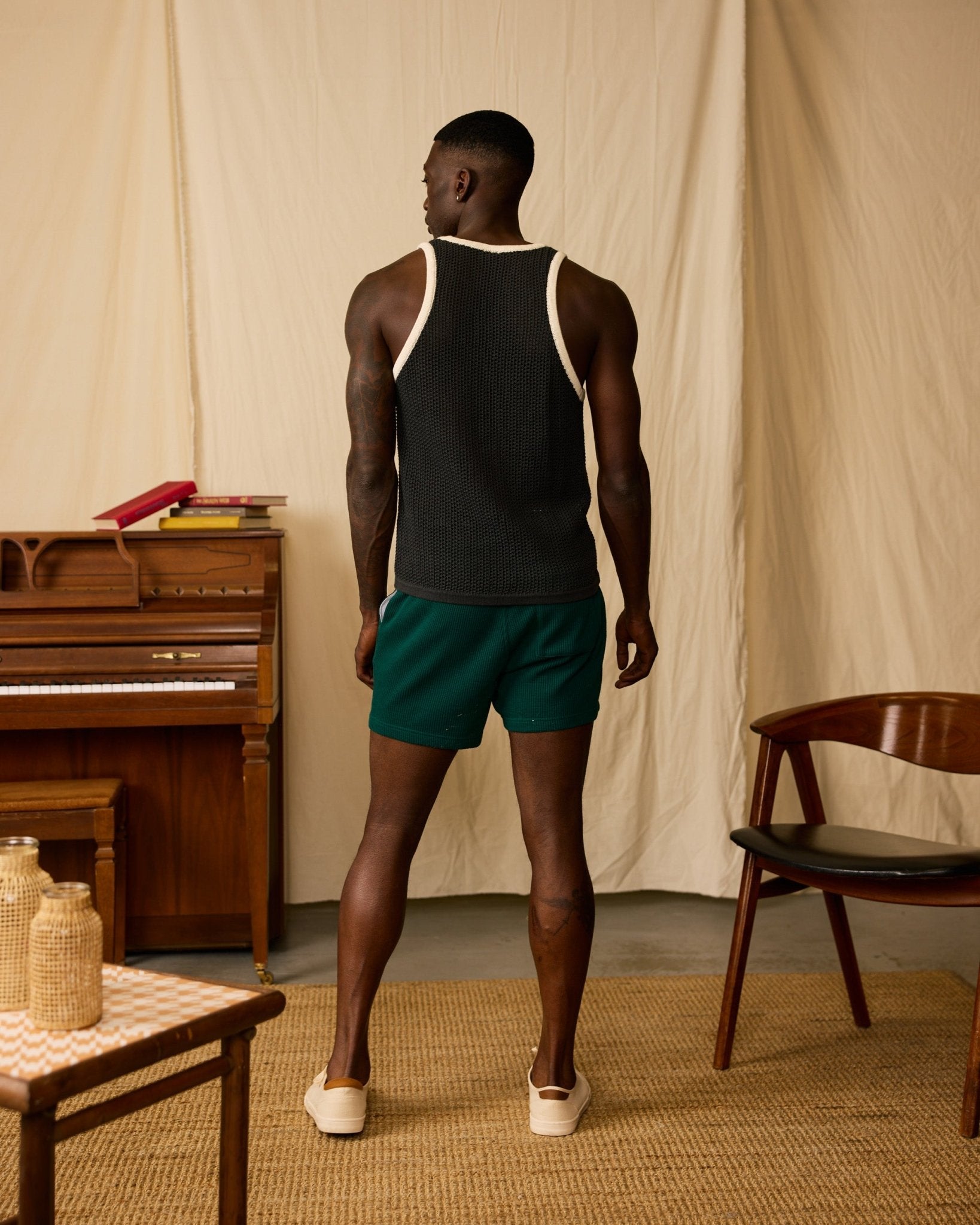 The Dominica Crochet Tank - Albatross - Dandy Del Mar