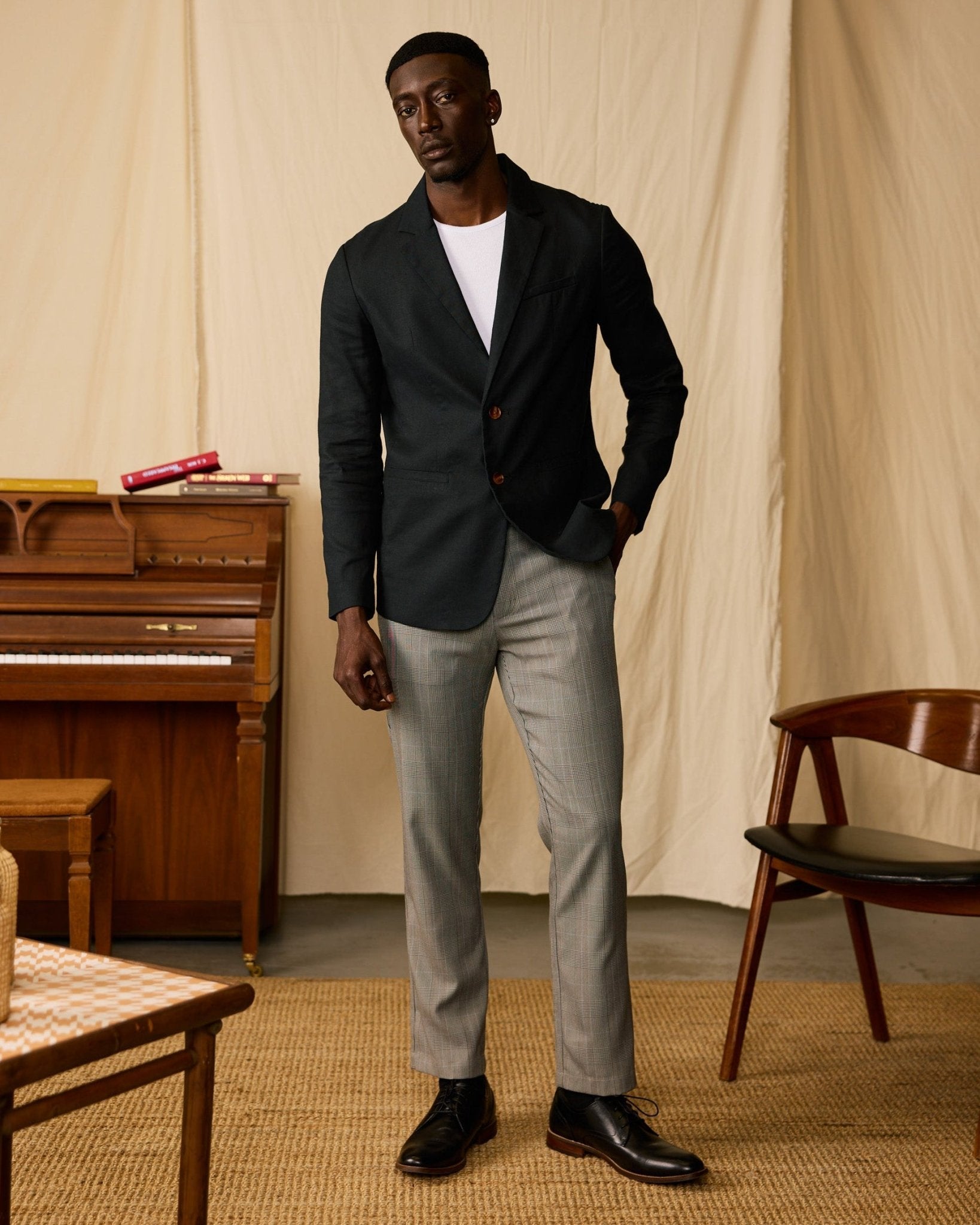 The Tresco Trouser - Albatross - Dandy Del Mar