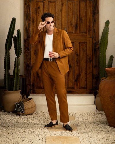 The Brisa Linen Blazer - Sedona - Dandy Del Mar