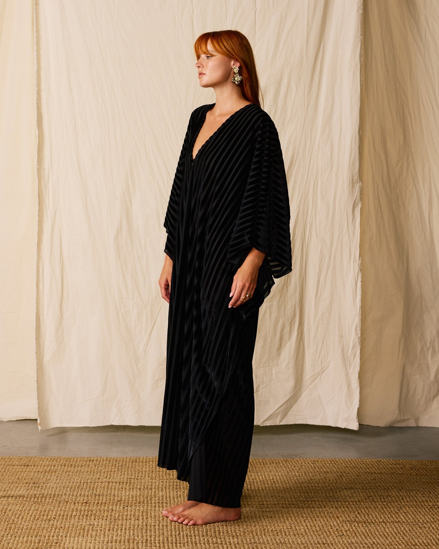 The Marsala Kaftan - Onyx - Dandy Del Mar