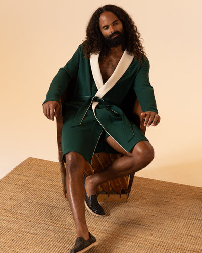 The Cannes Waffle Knit Robe - Albero - Dandy Del Mar