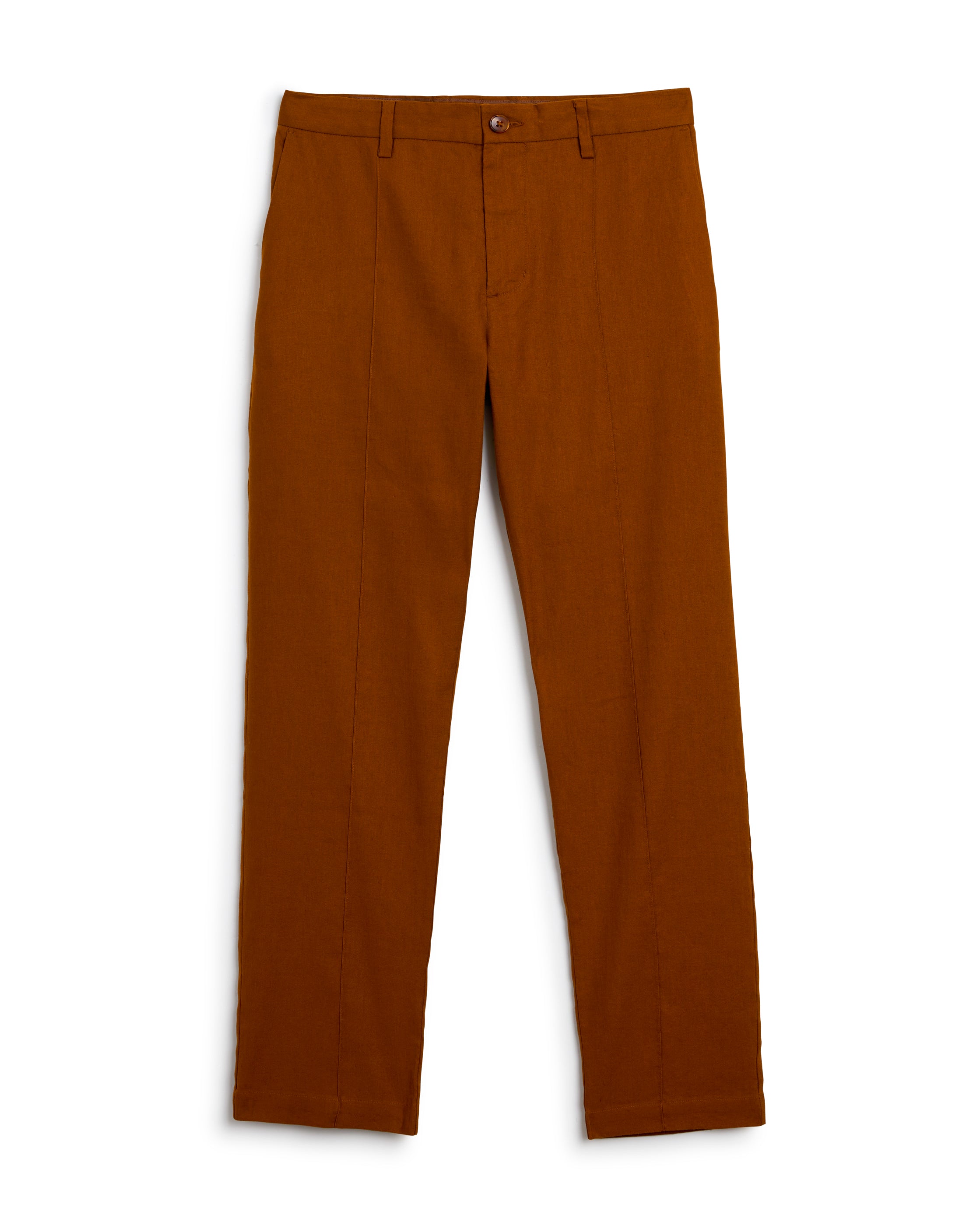 A men's Brisa Linen Trouser - Sedona by Dandy Del Mar on a white background.