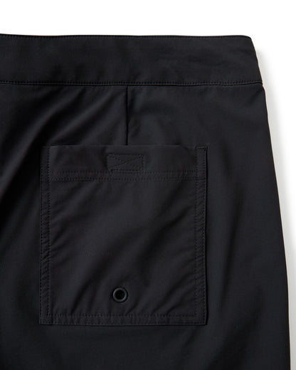 The back pocket of The Cavoli Swim Short - Onyx by Dandy Del Mar.