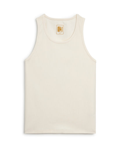 A Dandy Del Mar Milan Rib Tank - Shell on a white background.