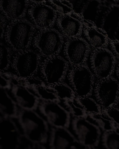 The Montserrat Crochet Tank - Onyx - Dandy Del Mar