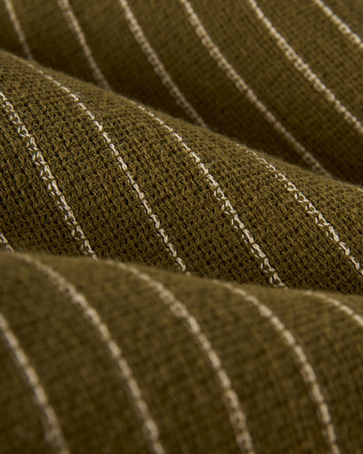 The Palma Long Sleeve Shirt - Arbequina Stripe - Dandy Del Mar