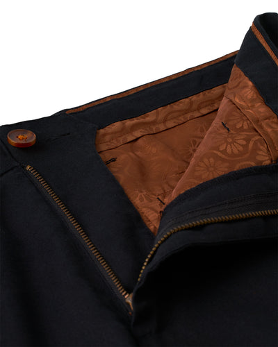 The Brisa Linen Trouser - Onyx - Dandy Del Mar