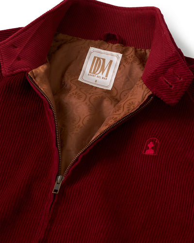 The Corsica Corduroy Jacket - Sangria - Dandy Del Mar